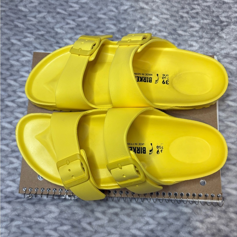 Women’s Size 8 Birkenstock Bright Yellow Sandals